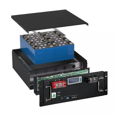 منفذ الاتصال CAN 51.2V 100Ah 150Ah 280Ah بطارية LiFePO4 لنظام الطاقة الشمسية