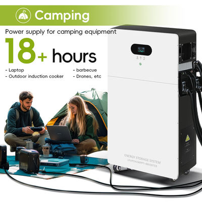 بنك محطة توليد الكهرباء All In One Inverter Hybrid Off Grid AC 5kw 10kw 15kw 20kw نظام بطارية الليثيوم الشمسي LiFePO4 لتخزين الطاقة