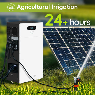 بنك محطة توليد الكهرباء All In One Inverter Hybrid Off Grid AC 5kw 10kw 15kw 20kw نظام بطارية الليثيوم الشمسي LiFePO4 لتخزين الطاقة