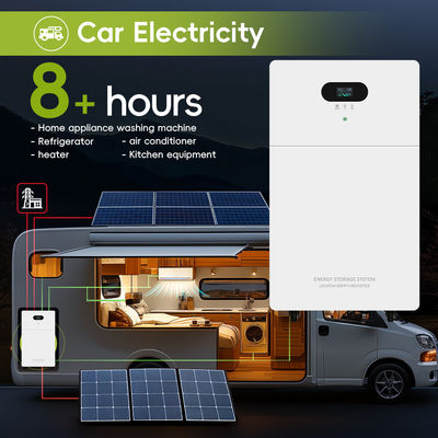بنك محطة توليد الكهرباء All In One Inverter Hybrid Off Grid AC 5kw 10kw 15kw 20kw نظام بطارية الليثيوم الشمسي LiFePO4 لتخزين الطاقة