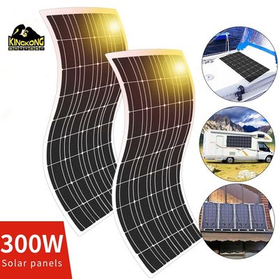 لوحات الطاقة الشمسية المرنة من نوع OEM 200W أبعاد اللوحة 1590x710x2mm 100W 210W 310W 410W 525W