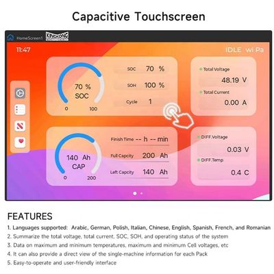 بطارية Lifepo4 الشمسية 48V 100Ah 200Ah 280Ah