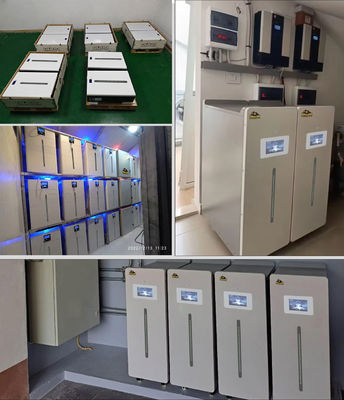 بطارية 5Kw Lifepo4 الليثيوم 51.2V 100Ah 200Ah 280 400 300Ah بطارية الليثيوم Lifepo4 48V للوحة الشمسية