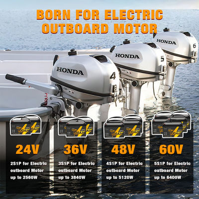 قارب كهربائي Lifepo4 بطارية 12 فولت 24 فولت