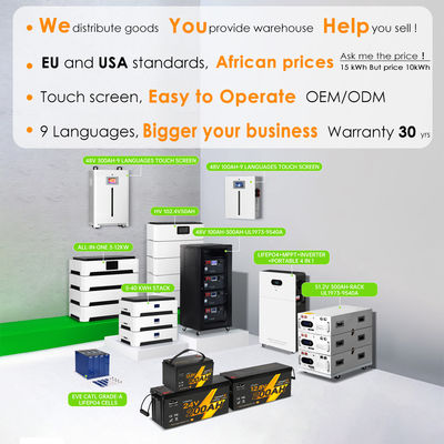 بطاريات الليثيوم القوية 10 كيلوواط 30 كيلوواط 220 فولت