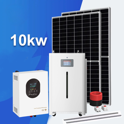 تحويل فعال من بطارية الليثيوم 51.2 فولت 10KW خارج الشبكة نظام تخزين الطاقة الشمسية