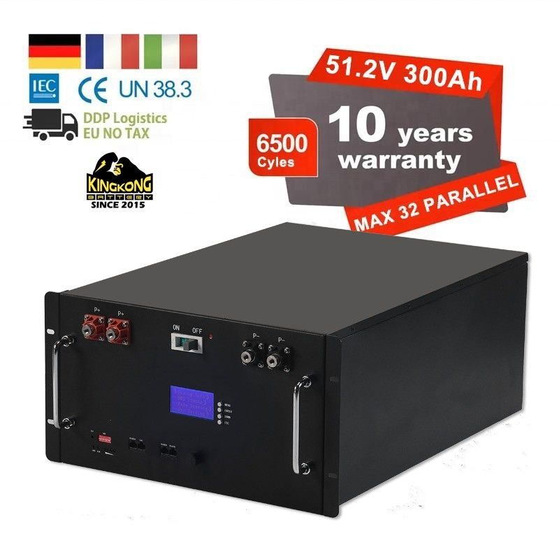 نظام الطاقة الشمسية المنزلي مع 23 كجم الموازنة النشطة BMS 200A وصندوق بطارية 24V 320Ah
