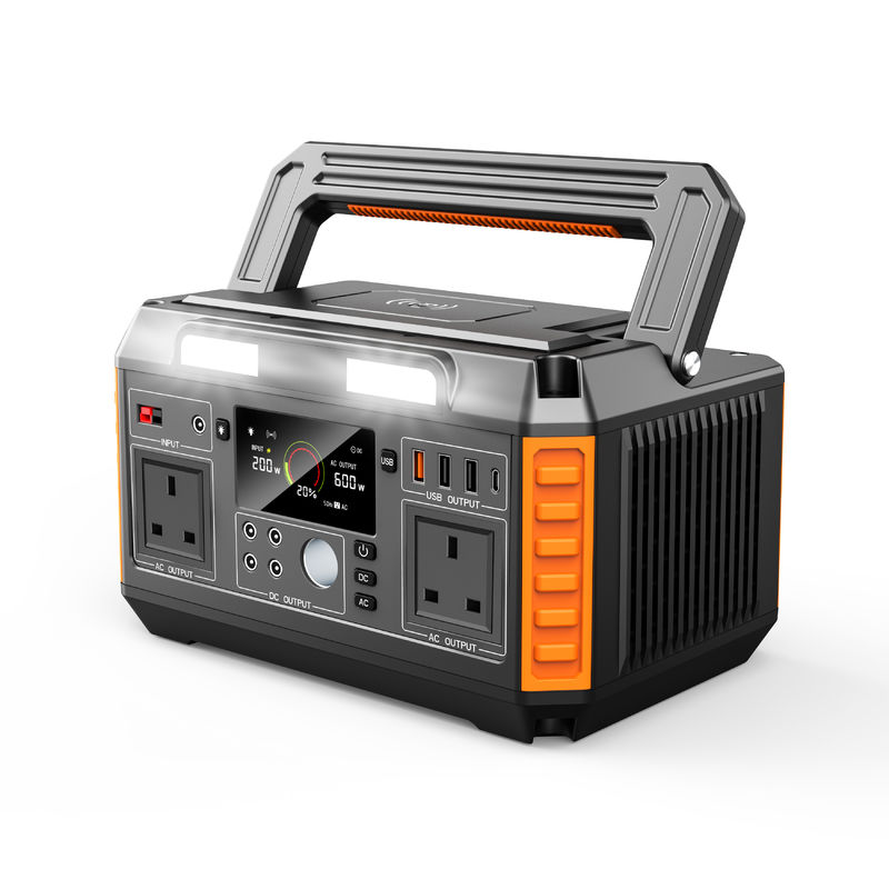 محطة الطاقة الشمسية المحمولة القابلة للتخصيص 700W مع بطارية ليثيوم أيون و 520WH الخروج