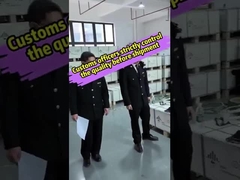 ضباط الجمارك يتحققون بدقة من جودة أنظمة تخزين الطاقة قبل شحنها إلى أفريقيا