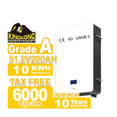 الشبكة الهجينة Powerwall Lifepo4 Home بطارية 48V 200ah 10Kwh 51.2v 300ah بطاريات ليثيوم أيون مع WIFI