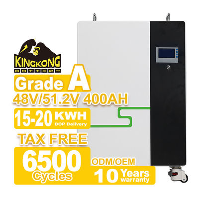48 فولت 51.2 فولت بطارية LiFePO4 200Ah 300Ah 400Ah 15kWh 20kWh لتخزين الطاقة الشمسية