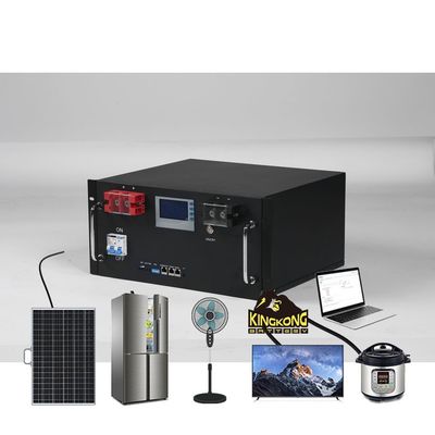 48V 51.2V 120AH LiFePO4 Akku 48V رف الخادم جبل بطارية LiFePO4 مع BMS الذكي
