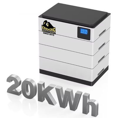 نظام تخزين الطاقة الشمسية المنزلي 48V 51.2V 400AH 20KWh بطارية LiFePO4 مكدسة