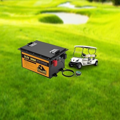 51.2V 105Ah عربات الغولف بطارية سيارة Lifepo4 حزمة قابلة لإعادة الشحن مع خدمة OEM / ODM